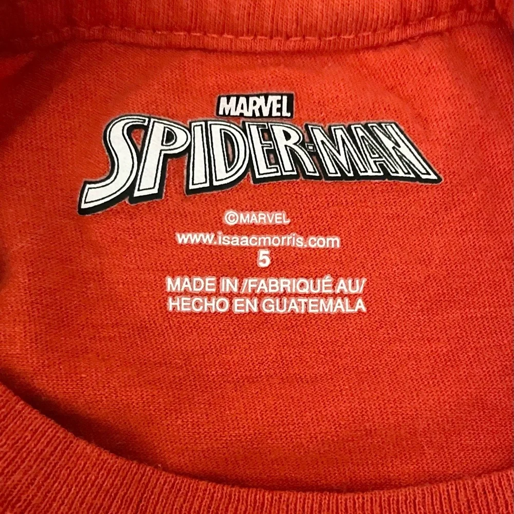 Marvel Spider-Man Red Graphic Shirt Size 5 Black Graphic Shorts Size 6